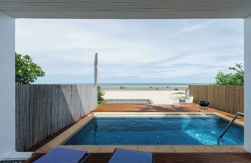 Bo Nok Villa | The HideAway Beachfront Villa in Kuiburi with Pool, Kitchen, and Ocean View