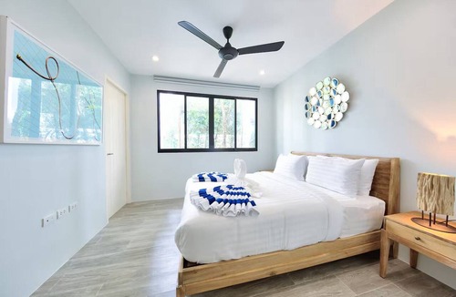 Plai Laem Resort | "Villa by the Bay" with panoramic view of Samrong Bay and Koh Phangan island.