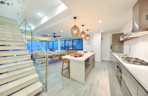 Plai Laem Resort | "Villa by the Bay" with panoramic view of Samrong Bay and Koh Phangan island.