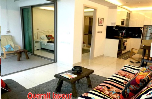 North Pattaya Apartment | Wong Amat Tower - 65 SQM 1 BR Suite