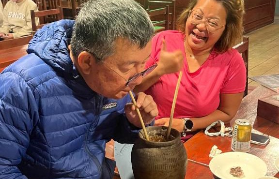 Konglor Cave Resort-Riverside Restaurant in Ban O