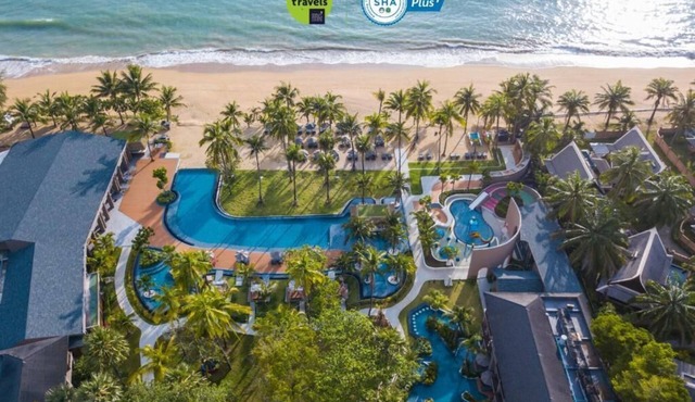 (SHA+)Asian Style Double room with Pool access seaside(S10)