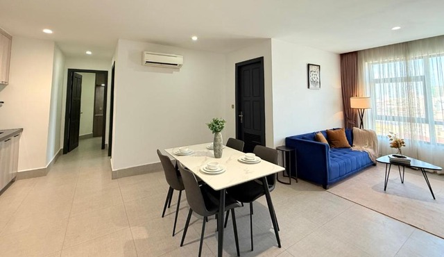 Spacious 2BR Apt 2 Kings bed near TTP area in Phnom Penh