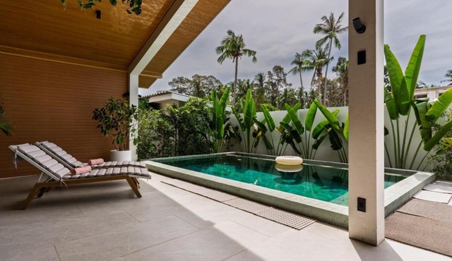 Stylish 2BR villa with Pool, Srithanu, 5min to the beach in Ban Nong Chaeng