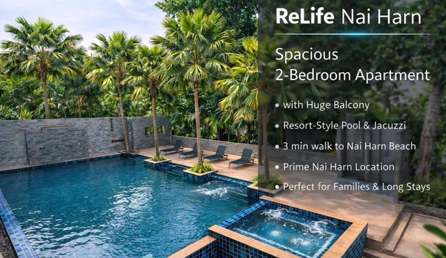 Suite Coral 2BR Pool AccessReLife Nai Harn in Phuket