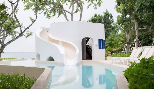 The Che pool access beachfront by Away