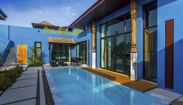 WINGS3-VW1: 3 Bedrooms Pool Villa-Wings Layan-Full Kitchen