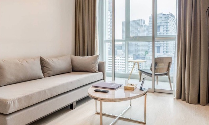 Sukhumvit Apartment | Luxurious exclusive Suite 2 BR near BTS Thonglor 家庭奢华房近通罗站 U6