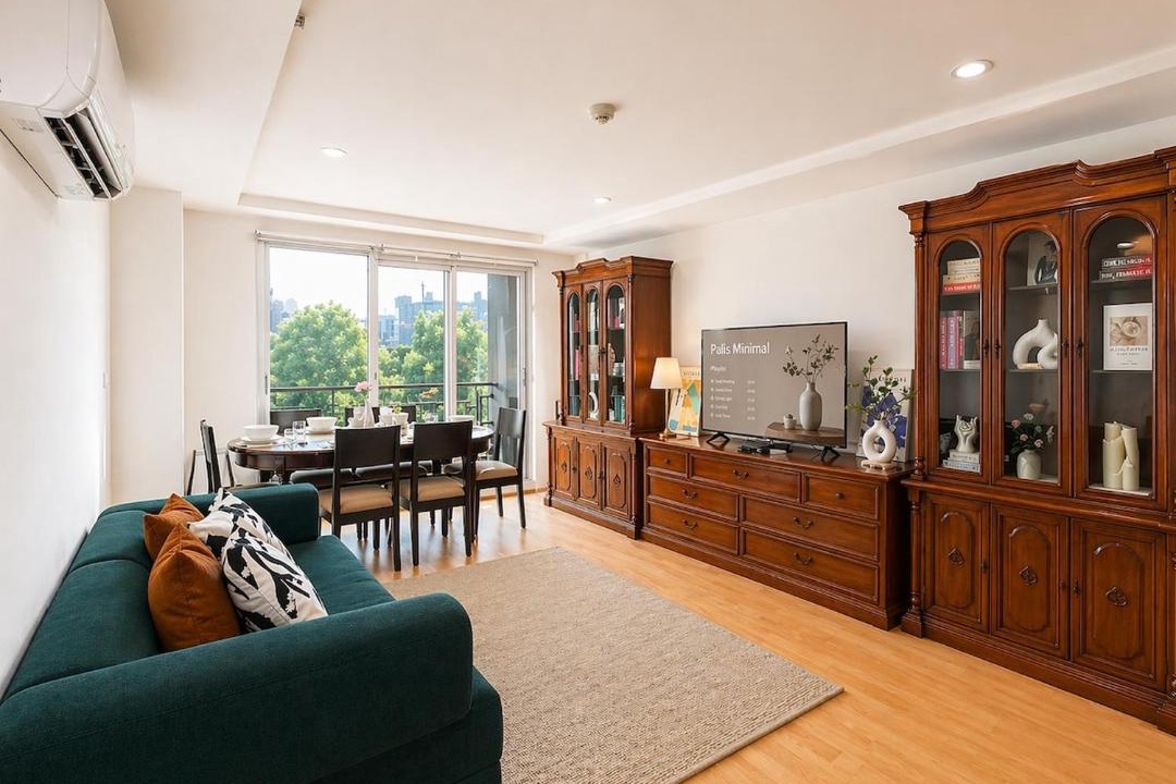Chong Nonsi Apartment | Elegant Vintage 3BR Family Home Sathorn