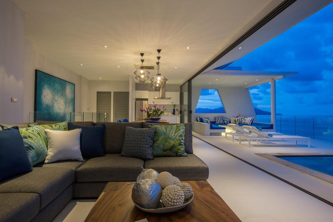 Moo 5 Villa | 3 Bedroom Pure Luxury 5 Star Seaview Villa Dahlia Direct Beachfront Access-SDV081 By Samui Dream Villas