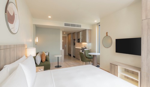 Studio Suite, 1 King Bed, Kitchen (Living Area)