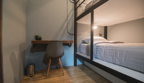 Twin Bunk with Private Bathroom