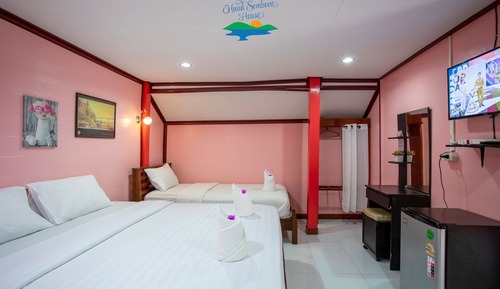 Standard Triple Room, Balcony, Garden View