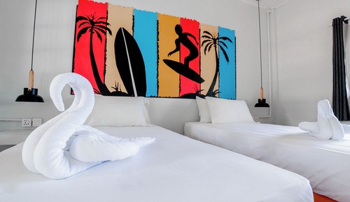 Beach view twin villa