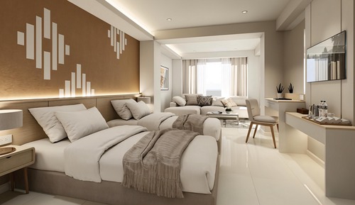Deluxe Room, 2 Twin Beds, Non Smoking