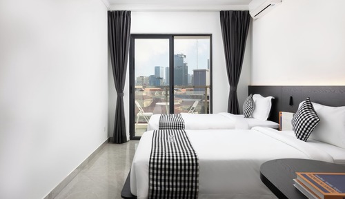 Deluxe Twin Room, Balcony, City View