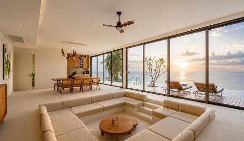 Three-Bedroom Pool Villa with Ocean View
