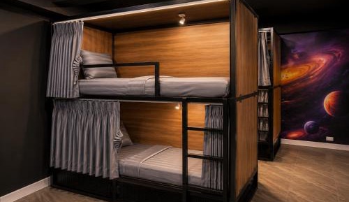 Bed in 6-Bed Female Dormitory Room