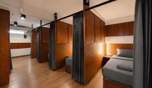 Single Bed in Female Dormitory Room