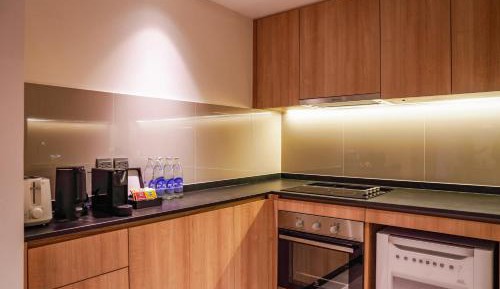 Two-Bedroom Apartment with One King Bed and Two Double Beds