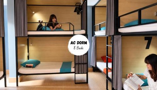 Bed in 8-Bed Mixed Dormitory Room