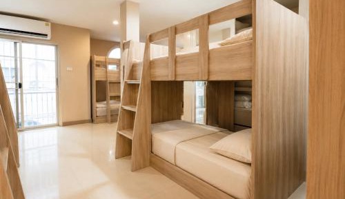 Single Bed in Dormitory Room