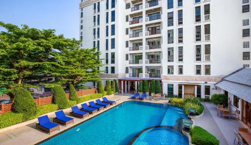 Twin Room with Pool View