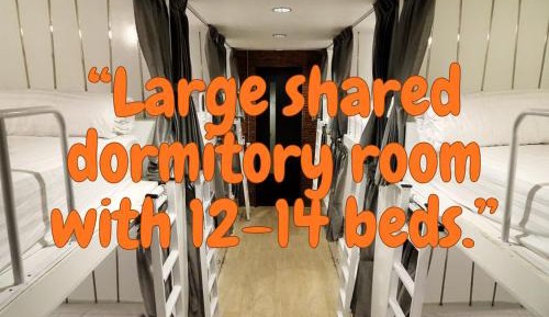 Upper Single Bed in Mixed Dormitory Room