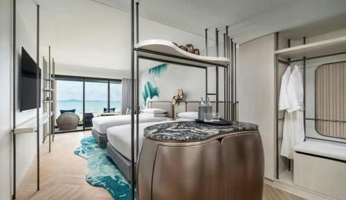 Premium Deluxe, Guest Room, 2 Double, Sea View, Balcony