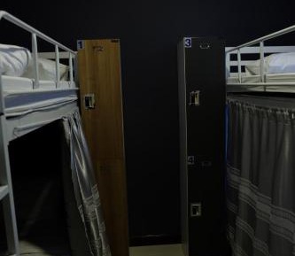 Bed in 4-Bed Male Dormitory Room