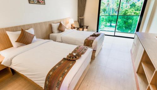 Twin Room with Pool View