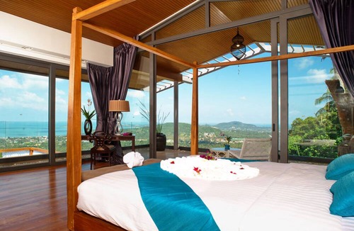 Bophut Hills House | 6 Bedroom Sea View Villa Blue SDV080C-By Samui Dream Villas