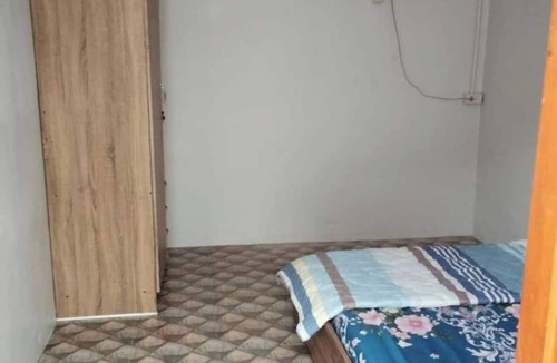Rayong Apartment | Double Room fan Outer Bathroom 2