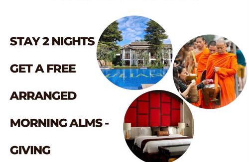 Luang Prabang Resort | Le Palais Juliana Experience tradition on us Book 2 nights and get a free morning alms-giving session