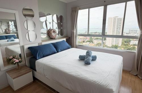 North Pattaya Hotel | NL-市区高层海景公寓-门口有双条车-室内设施齐全-近 Terminal 21-免费游池和健身-Lumpini