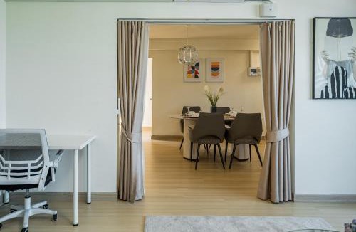 Ban Mai Apartment | Nordic Minimal 3BR with Tub Near Impact Arena DMK Airport