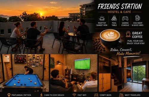 Pratumnak Hill Hostel | Hostel Friends Station & Cafe