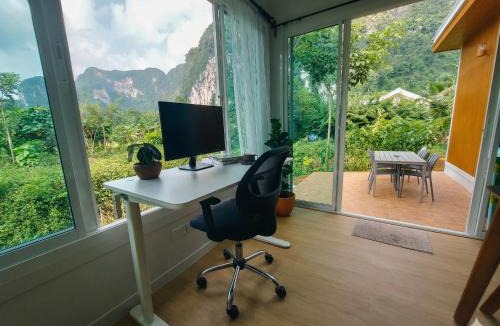 Nong Thale House | Cozy Tiny House Nature Retreat with Mountain Views