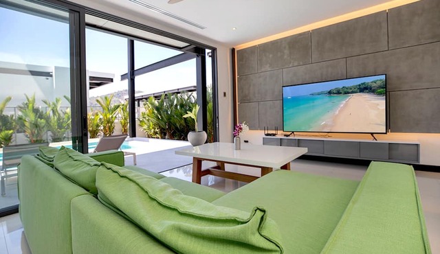 Stylish Salt Pool Villa Sunset Garden 5