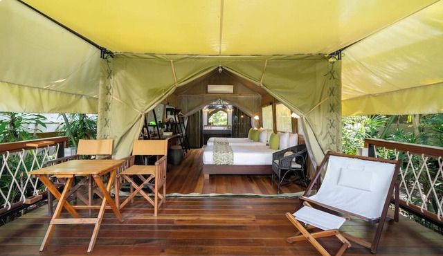 Hintok River Camp at Hellfire Pass