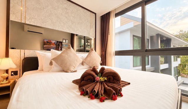 B506 - 1 Bedroom Serviced Apartment Top Floor Pool View at Ao Nang Beach in Tambon Ao Nang