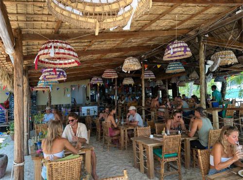 Palm Beach Bungalow Resort in Koh Rong Island